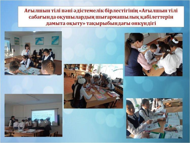 Ағылшын тілі пән бірлестігінің апталығы