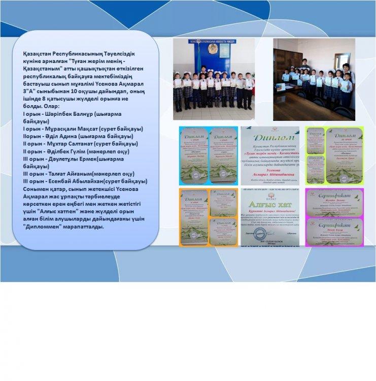 "Туған жерім менің -Қазақстаным"