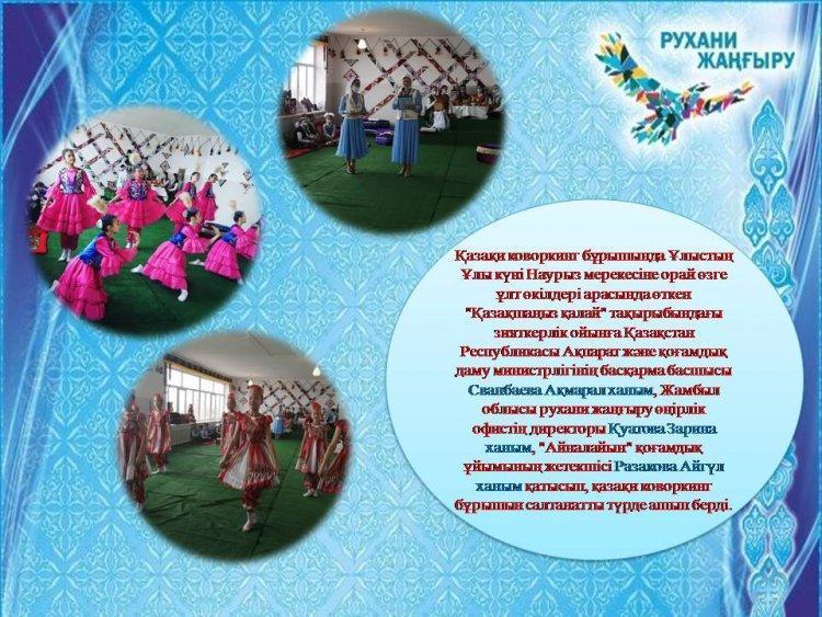 "Kazakhңыз қалай" тақырыбындағы  зияткерлік ойын