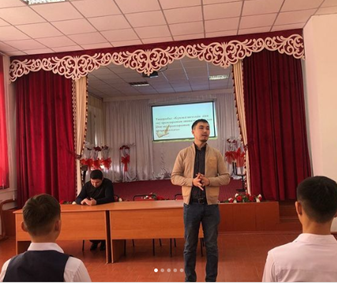 Айшабибі орта мектебінде «Күмәнді шетелдік діни оқу орындарының қаупі мен отандық діни оқу орындарының артықшылығы» атты тақырыбында 9-11сыныптар арасында кездесу өткізілді.